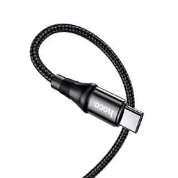 Кабель PD Hoco X50 TypeC -to-TypeC Exquisito 100W-cable 100W/5A/1 м черный