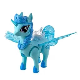 Интерактивная игрушка "Единорог" Bambi HJ708(Blue) музыка, свет