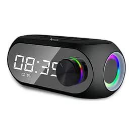 Портативная колонка, часы, будильник Kisonli LP2S Bluetooth 1200mAh 5Вт Black - мініатюра 1