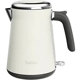 Tefal Електрочайник Collection 1.68л, Strix, нерж. сталь, бежевий