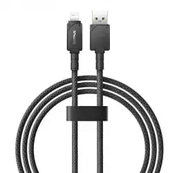 Кабель Baseus Unbreakable Series Fast Charging Cable USB to Lightning 2.4A 2m P10355802111-01 Black