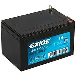 Акумулятор Exide Start-Stop AGM 14Ah бокова(+/-) (200EN) (150х100х100) EK143 AUXILIARY