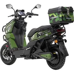 Електроскутер Двомісний Crosser CR-21 (2500W 76.8V/40Ah) Зелений - мініатюра 11