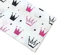 Хлопковая пеленка Moontime 100х80см "Короны малиновые"