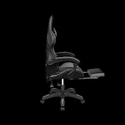 Крісло геймерське Kruger & Matz GX-150 з підставкою для ніг Black/Grey - мініатюра 4