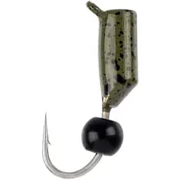 Мормышка вольфрамовая Viking Fishing Rigabik+bead 0.35g 2mm Olive+B (5шт)