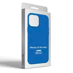 Силиконовый чехол для Apple iPhone 13 Pro Max, ICON2 Case, синий, противоударный, панель, защита всего корпуса, матовая поверхность Soft Touch, выступает над дисплеем, совместим с защитными стеклами и пленками, с микрофиброй, ArmorStandart (ARM60498) - мініатюра 9