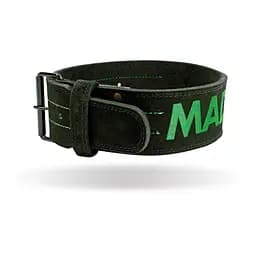 Пояс для важкої атлетики MAD MAX MFB 301, Green/Black - XL
