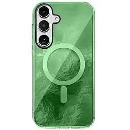 Чохол Epik TPU Shiny Mountain MagFit для Samsung Galaxy S26 Green