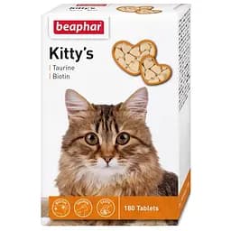 Вітамінізовані ласощі Beaphar Kittys для котів 180 шт (12578)