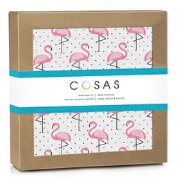 Пелюшки муслінові Cosas Flamingo 75x75 см, рожеві