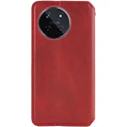 Шкіряний чохол-книжка GETMAN Cubic (PU) для Realme 11 4G Червоний - мініатюра 2