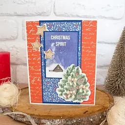 Набір для створення 3-х Різдвяних листівок Awaiting Christmas FDGCK-036 - мініатюра 4