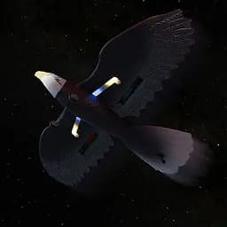 Літак-птица на радіокеруванні SCHE HW40 Eagle Black - мініатюра 7
