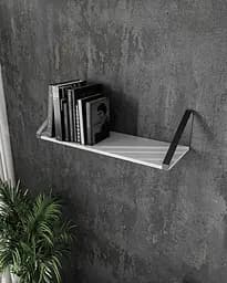 Полиця для книг і декору Moreli XT-21 Bl у стилі лофт 600x210x220 мм Чорний/Білий (mo-xt21-black-white)