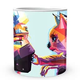 Кухоль GeekLand Наруто Naruto Какаші з кошеням NA.02.314 330 мл білий - мініатюра 2