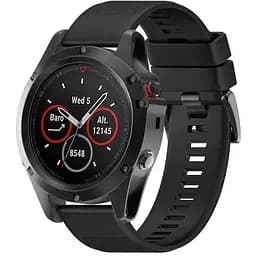 Силіконовий ремінець Primo для годинника Garmin Fenix 3/3HR/Fenix 5X/6X Black