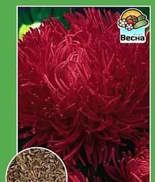 Семена Весна Астра Шиншилла красная 0.2 г (49703)