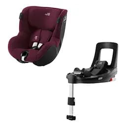 Автокресло Britax Romer Dualfix iSENSE Burgundy Red с платформой Flex Base (2000035115)
