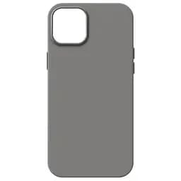 Силиконовый чехол с MagSafe для Apple iPhone 15 Plus, ICON2 MagCase, серый, противоударный, панель с мягкой подкладкой, защита всего корпуса, поддержка беспроводной зарядки, совместим с защитными стеклами и пленками, ArmorStandart (ARM72736)