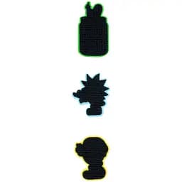 Набір бейджів на липучці Kite Rick and Morty RM24-3012 3 шт. - мініатюра 3