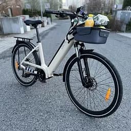 Електровелосипед OKAI EB10 28 дюймів потужністю 250 (500) W Beige - мініатюра 6