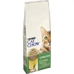 Сухий корм для стерилізованих котів Cat Chow Sterilised з куркою 15 кг - мініатюра 3