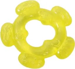 Прорезыватель для зубов Lindo, с водой, желтый (LI 304 жел)