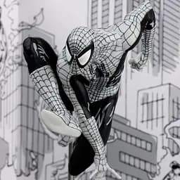 Фігурка Marvel Spider-Man - Collectible with Scene - Gold Label 0 - мініатюра 3
