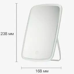 Дзеркало для макіяжу Xiaomi Jordan-Judy LED Makeup Mirror (NV026) Pink - мініатюра 6