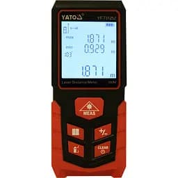 Лазерний далекомір Yato з LCD-дисплеєм 100 м (YT-731252) - мініатюра 7