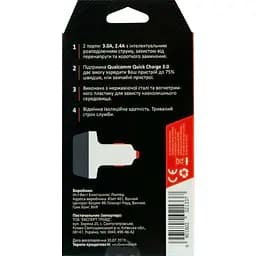 Автомобільний зарядний пристрій FullFix 3А/2.4А (2 USB) (EL001) (6901802021337) - мініатюра 2