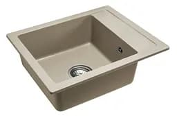Кухонна мийка гранітна Rea Rino beige ZLE-00105