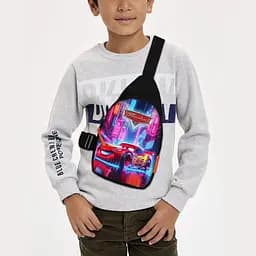 Сумка через плечо детская Тачки Молния Маккуин 29х17 см сумка слинг для мальчика (02221)