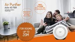 Очисник повітря Adler AD 7961, 45 W, продуктивність 150 м3/год - мініатюра 7