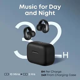 Навушники SoundСore AeroClip Black Anker teh0021273 - мініатюра 5