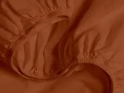 Набір простирадл Cosas на резинці 60х120 terracotta check, кориця (SetSheet_122Сinnamon_CellGreyWhite_60x120_2) - мініатюра 7