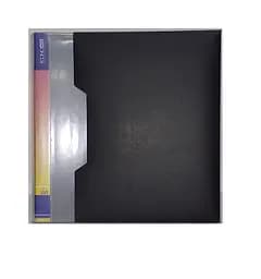 Папка з 100 файлами А4 E30610 Economix у пластиковому боксі (4044572306104) Сірий