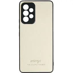 Чохол Huryl Leather Case Samsung Galaxy A53 5G Cream