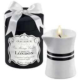 Масажна свічка Petits Joujoux London Rhubarb, Cassis and Ambra розкішна упаковка 190 г