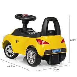 Каталка-толокар Bambi M 3147C-6 Жовтий музичний - мініатюра 3