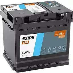Акумулятор Exide Start-Stop EL550 EFB 55Ah Ев (-/+) 540EN 207х175х190 мм 
