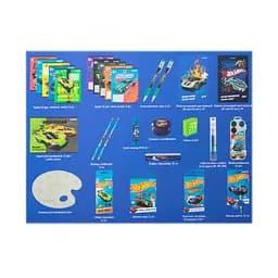 Набір канцтоварів першокласника  Kite Hot Wheels HW-S01,  28 предметів - мініатюра 4