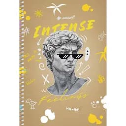 Зошит для записів Student А5, без лінівки, спіраль, 96л., Intense (A5-SC-096-6102)