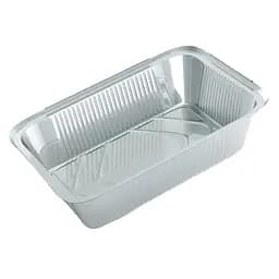 Контейнер із харчової алюмінієвої фольги прямокутний 1300 мл 100 шт./уп. (SP74L)