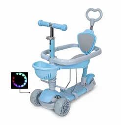 Самокат 5 в 1 Scale Sports Від 1-8 років Блакитний 000248280 - мініатюра 4