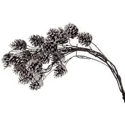 Гілка декоративна Lefard хвойна з шишками 45 см (801-557)
