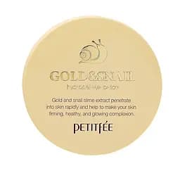 Гідрогелеві патчі для очей Золото-Равлик Gold/Snail Hydrogel Eye Patch Petitfee & Koelf 60 шт