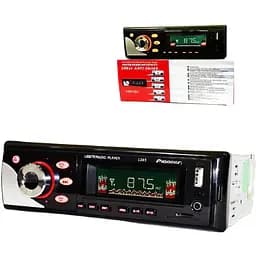 Автомагнітола з LED-індикаторним дисплеєм з анімацією з відображенням діапазону, частоти, номера треку XPRO 1285 ISO MP3 FM USB microSD-карта чорна (lp-90995_446)