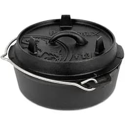Казан-жарівня чавунна Petromax Dutch Oven ft3 плоске дно 1.6 л (1017-ft3-t)